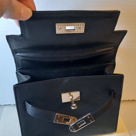 Little Black Bag Crossbody Strap Special Event Prom Weddings Evening out - Picture 4 of 13